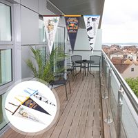 Vente en gros usine : Bannière sportive en feutre / Fanions en feutre / Drapeau fanion promotionnel en feutre personnalisé imprimé en sérigraphie pour la publicité