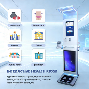 Chiosco per <span class=keywords><strong>Segni</strong></span> Vitali INBCA, Soluzione Digitale per Controllo <span class=keywords><strong>della</strong></span> Salute, Modello IN-I5 con Schermo Touch LED da 22 Pollici, Analizzatore di Bio-Impedenza OEM/ODM - Product Image 3