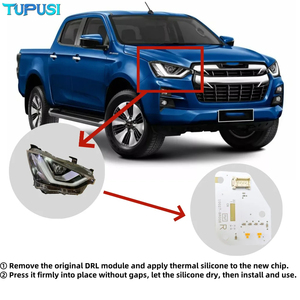 Mạch đèn LED chạy ban ngày Amber White cho Isuzu D-MAX 2020 2021 2022 2023, bảng đèn LED DRL, đèn pha LED - Product Image 5