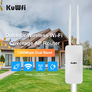 Bán Hot kuwfi ap1200g cổng không dây 48V PoE Băng Tần Kép 1200Mbps Ngoài trời thời trang Hỗ trợ 360 phạm vi điểm truy cập Repeater - Product Image 4