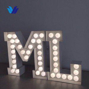 HONGSEN illumina i numeri decorazione di nozze lettere tendone 3 piedi con luci lettere tendone <span class=keywords><strong>mr</strong></span> e mrs - Product Image 4