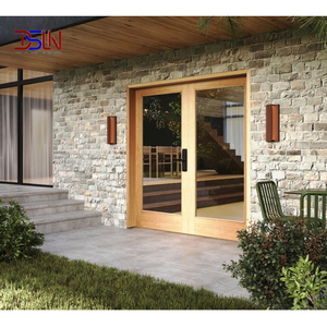 Puerta Abatible de Polímero Moderna para Apartamentos y Hoteles, Resistente al Viento, Eficiente Energéticamente, Acabado Personalizado, Apertura Lateral, Tamaño Personalizado, para Uso en Patios - Product Image 1