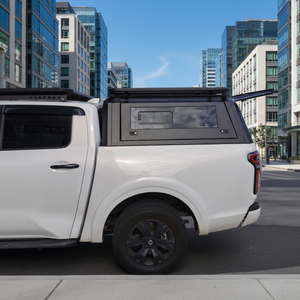 Cubierta de Caja de Camioneta de Aleación de Aluminio Impermeable OEM Directo de Fábrica con Mesa de <span class=keywords><strong>Camping</strong></span> para TOYOTA HILUX REVO/<span class=keywords><strong>VIGO</strong></span> - Product Image 1