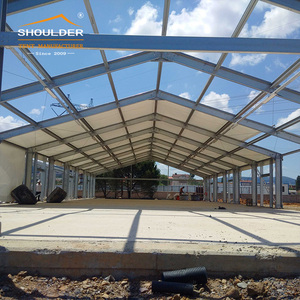 Tente <span class=keywords><strong>d</strong></span>'école extérieure en alliage <span class=keywords><strong>d</strong></span>'aluminium PVC, abri de salle à manger coupe-vent spacieux et personnalisé, auvent de stockage industriel pour <span class=keywords><strong>atelier</strong></span> de marché aux puces - Product Image 5