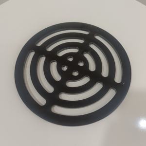 काले गोलाकार धातु वेंटिलेशन ग्रिल-औद्योगिक उपकरण एयरफ्लो पैनल - Product Image 3