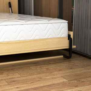 Letto a Scomparsa Salvaspazio Pieghevole con Finitura Legno per Piccola Camera da Letto o Appartamento - Product Image 5