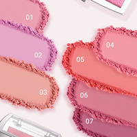 YOUNG VISION Tendance sur la plateforme : Palette de fards à joues gaufrés en tons rose et foncés - 7 couleurs au choix - Poudre de blush