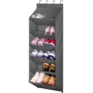 Hot Sell Durable Hanging Storage <b>Shoe</b> Organizer Over Door Storage Hanging <b>Shoe</b> Storage Rack - Product Image 1