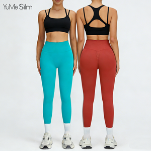 Leggings de yoga pour femmes, sans couture, taille haute, respirants, <span class=keywords><strong>push</strong></span>-<span class=keywords><strong>up</strong></span>, leggings de sport ajustés, leggings de sport - Product Image 1