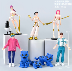 Jouets Kpop Demon Hunters à succès en stock, PVC <span class=keywords><strong>de</strong></span> qualité supérieure, poupée <span class=keywords><strong>de</strong></span> dessin animé, boîte aveugle, cadeau parfait pour les fans <span class=keywords><strong>de</strong></span> Kpop - Product Image 2