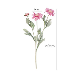 Fleur artificielle Ruilisi Cosmos rose en soie pour décorations de mariage et de maison - Product Image 5