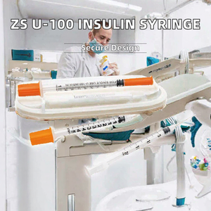 <span class=keywords><strong>Jeringa</strong></span> de <span class=keywords><strong>Insulina</strong></span> Estéril <span class=keywords><strong>U100</strong></span> de 0.5cc para Suministros Médicos de Inyección - Product Image 5