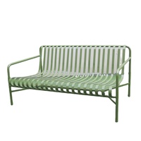 Nordic Gartenmöbel Park Garden Bench Balkon Courtyard Steel Cafe Lounge Chair