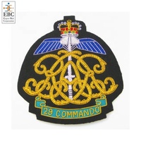 Badges 3D en feutre non tissé à coudre, brodés, style fantaisie, pour blazer, avec fil de bouillon, broderie à la main, vente en gros de tissus OEM