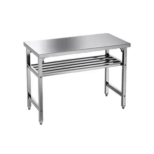 Hot Sales Foldable Table 201/304 Inox Stainless Steel Folding Table For Outdoor Camping
