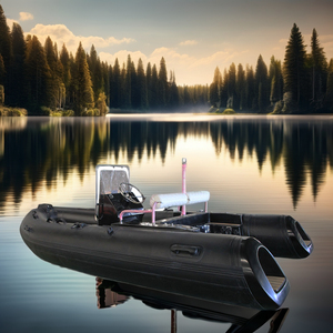 Luxury 430 Fishing Boat Fiberglass Rib 1.2mm Thickness Water Sports Lake River Usage 8-Person Sport <b>Yacht</b> - Product Image 6