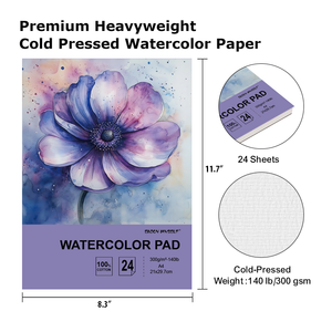 Tùy chỉnh cuốn sách phác thảo & giấy viết cho trẻ em người lớn & người mới bắt đầu nghệ sĩ-bức Tranh Màu Nước & drawinggenre - Product Image 2