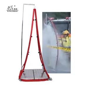 Dispositif de nettoyage d'incendie sûr douche de décontamination portable à réponse rapide