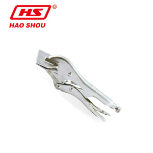 Taiwan Good Hand Brand Heavy-Duty Mini <b>Pliers</b> Quick Clamps Series; <b>Flat</b>-<b>Nose</b> Sheet Metal Locking <b>Pliers</b> Metric Measurement - Product Image 1
