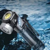 Lampe torche LED rechargeable haute puissance à angle réglable, avec clip magnétique et sangle frontale – Offre spéciale