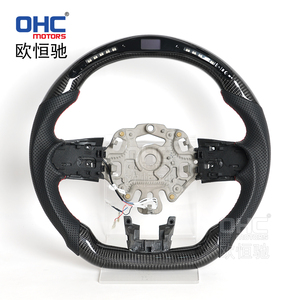 Volant personnalisé en fibre de carbone avec LED pour <span class=keywords><strong>Mini</strong></span> Cooper Jcw F54 F56 F58 F60 2014-2021/R55 R56 R60 Jcw 2007-2013/ F55 F57 <span class=keywords><strong>2022</strong></span>+ - Product Image 2