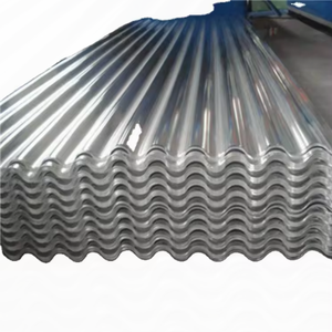 แผ่นเหล็กลูกฟูกชุบสังกะสีแผ่นหลังคาโลหะลูกฟูก - Product Image 1