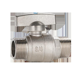 Válvula de Bola de Doble Rosca Macho, Válvula Manual de Cobre para Calentador de Agua, Interruptor de Válvula de Gas DN15, Grifo de Tubería de Agua Directa de 2/3/4/6 Puntos - Product Image 2