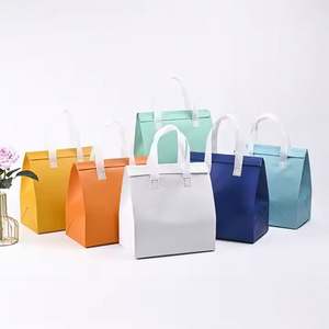 Sac isotherme personnalisable en non-tissé pour repas, avec film PP et aluminium, pour café frais à emporter, thé au lait réfrigéré, imprimé, recyclable - Product Image 2