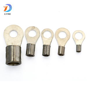 barril abierto anillo bulbo/foco desnudo Terminal de Cable de alambre de crimpado conector redondo círculo de Terminal - Product Image 3