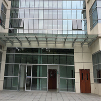 Toldo resistente a los Typhoon, Un policarbonato de sombra irrompible, ventana solar de vidrio de aluminio, toldo usado en venta