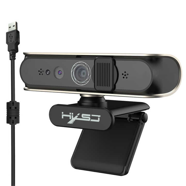 HXSJ 1080P Webcam with Facial Recognition for Secure Meetings