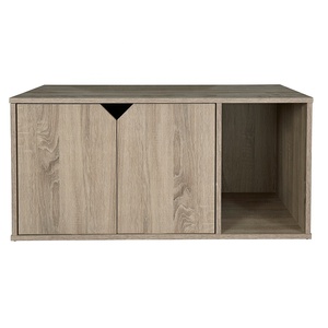 Mobilier en carton de luxe portable, moderne et mignon pour animaux de compagnie, maison pour <span class=keywords><strong>chat</strong></span> en bois blanc d'intérieur, enclos pour <span class=keywords><strong>litière</strong></span> de <span class=keywords><strong>chat</strong></span> - Product Image 6