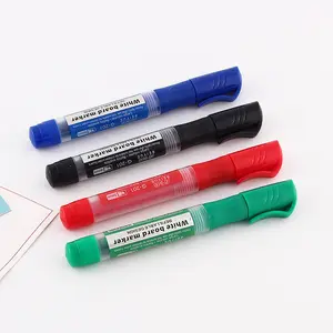 Silinebilir mürekkep ile geniş seçim beyaz tahta İşaretleyiciler kalemler için iş ofis özel kuru silinebilir kalem