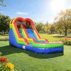 Châteaux gonflables, toboggans aquatiques d'extérieur, toboggans aquatiques portables colorés, toboggans aquatiques <span class=keywords><strong>et</strong></span> châteaux gonflables très demandés pour les entreprises - Product Image 1