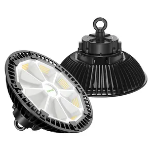 5 Years Warranty CE RoHS Aluminum Lampada IP65 UFO Led Warehouse Lamp 100W Industriale High Bay Lights For Stadium