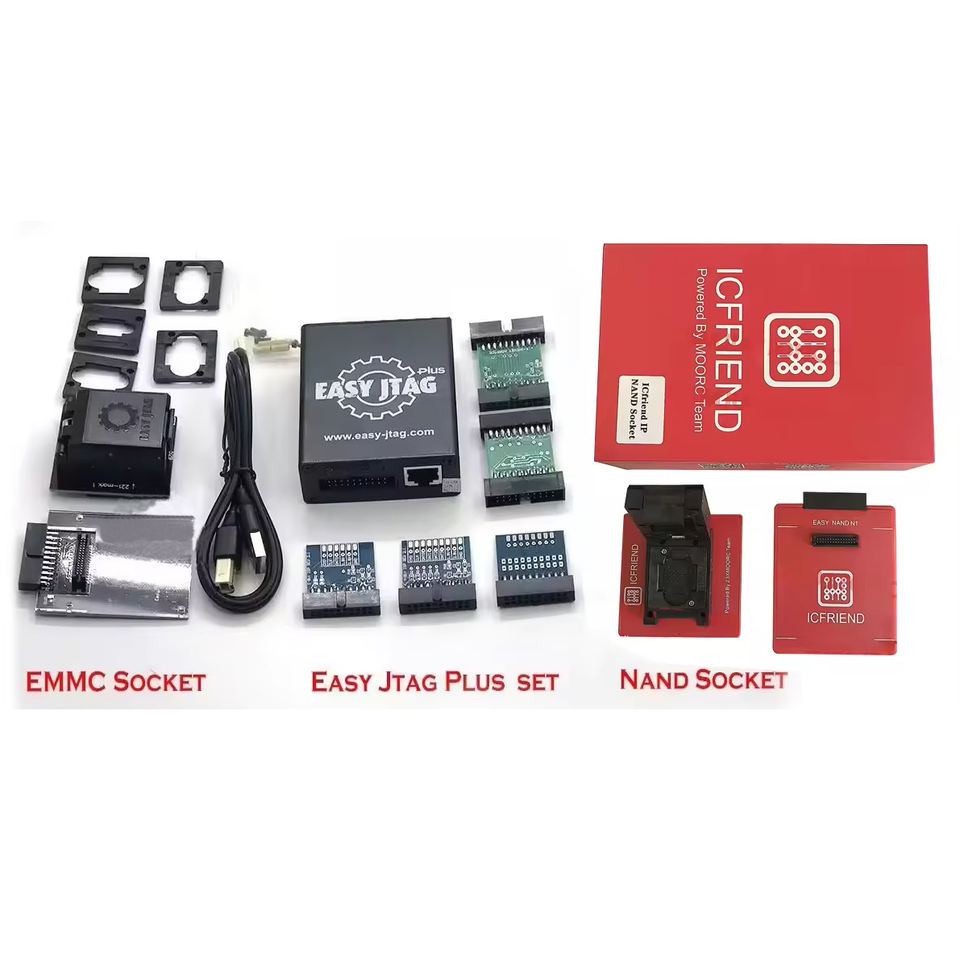 Caja Z3X Easy JTAG Plus Full Set con adaptadores UFS y EMMC