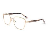 Gafas Ópticas Metálicas de Moda 2026, Montura Cuadrada HG7156, Diseño Ligero de Aro Completo para Uso Diario en Adultos