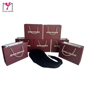 MUYANG Luxury Recyclable Art Paper Shopping Bags With Twisted Handles <b>Hot</b> Stamping Logo Fashion Accessories - Product Image 1