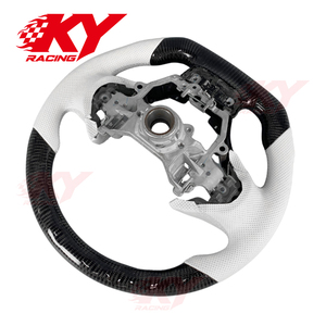 Volante Personalizado de Cuero y Fibra de Carbono para Lexus ES ES200 ES250 ES260 ES300h ES350 F Sport LS LS350 LS500 LS500h - Product Image 4