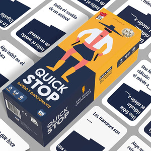 <span class=keywords><strong>Juego</strong></span> <span class=keywords><strong>de</strong></span> Cartas Quick Stop en Español, <span class=keywords><strong>Juego</strong></span> <span class=keywords><strong>de</strong></span> <span class=keywords><strong>Mesa</strong></span> <span class=keywords><strong>de</strong></span> Palabras <span class=keywords><strong>de</strong></span> Ritmo Rápido para Fiestas, Entretenimiento Familiar y <span class=keywords><strong>de</strong></span> Amigos, Regalo para Reuniones en Interiores - Product Image 1