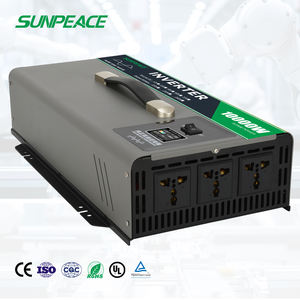 Convertisseur de voiture à énergie solaire 5000W/10000W 220V/230V/240V/24V/48V AC DC onduleur à onde sinusoïdale 10000W puissance de crête Triple sortie - Product Image 4