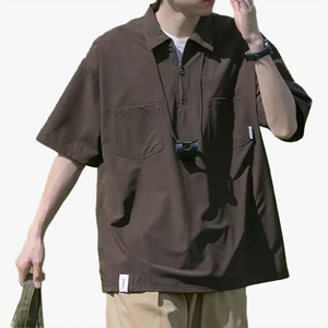 Camiseta Polo de Manga Corta para Hombre, Camiseta de Moda de Marca Moderna, Personalizable, Estilo Retro, Holgada, de Verano, de Media Manga - Product Image 2