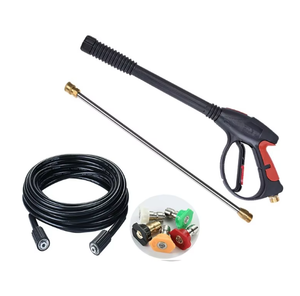 Pistolet de lavage de voiture, pulvérisateur d'eau de jardin, <span class=keywords><strong>lance</strong></span> à mousse de neige avec <span class=keywords><strong>tuyau</strong></span> haute pression - Product Image 1