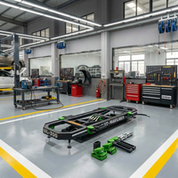 Machine de redressage de châssis Uniliner UL-300 certifiée CE pour carrosserie légère, réparation de carrosserie automobile, capacité de levage 3T