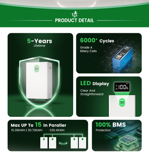 Venta Directa de Fábrica, Sistema de Batería de Almacenamiento de Energía Solar de Litio de 15kWh 48V 300ah con BMS Inteligente para el Hogar - Product Image 3