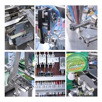 Machine à emballer rotative Doypack liquide de sauce Masala chaude de cuisson visqueuse remplissante de sachets alimentaires de cornue de sac debout