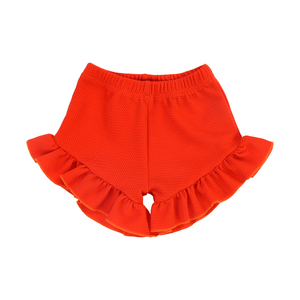 Copri <span class=keywords><strong>pannolini</strong></span> graziosi pantaloncini in cotone per neonati Bloomers con volant da bambina in tinta unita - Product Image 4
