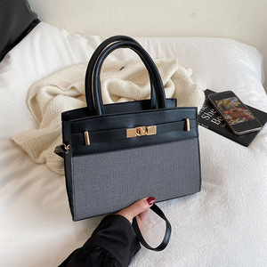 Nuova Borsa a Tracolla da Donna 2026, Design Color Block con Chiusura a Cerniera, Alta Qualità, <span class=keywords><strong>Piccola</strong></span> Borsa Quadrata per Pendolari - Product Image 6