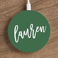 Chargeur sans fil personnalisé fonctionnel, chargeur de bureau en bois sur mesure pour cadeaux de conférence
