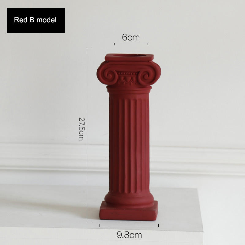 Dark Red-Large Roman